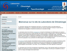 Tablet Screenshot of climatologie.be